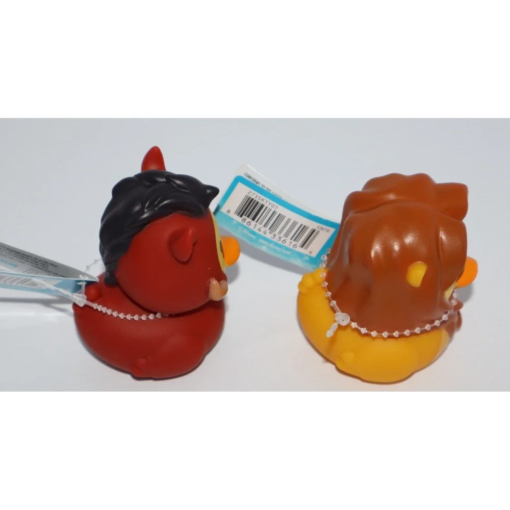 Disney The Lion King SIMBA & PUMBAA Rubber Ducks Cruise Set of 2 NEW